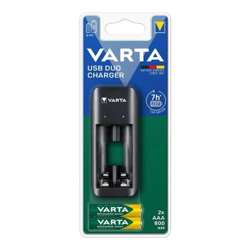Varta 57651201421 - Caricabatterie 2xAA/AAA 800mAh 5V