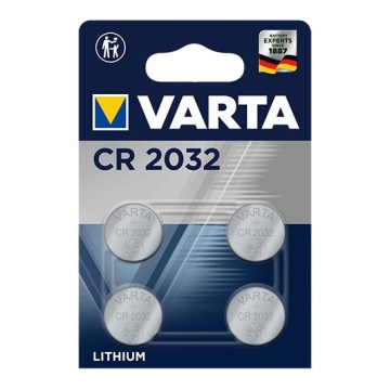 Varta 6032101404 - 4 pz Batteria a bottone al litio ELECTRONICS CR2032 3V