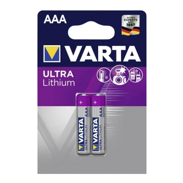 Varta 6103301402 - 2 pz Batteria al litio ULTRA AAA 1,5V