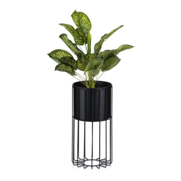 Vaso da fiori in metallo LOFT 42x20 cm nero