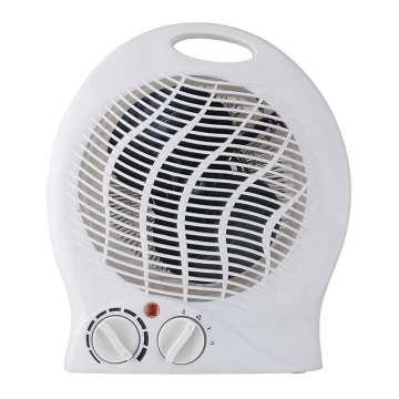 Ventilatore con resistenza 1000/2000W/230V bianco