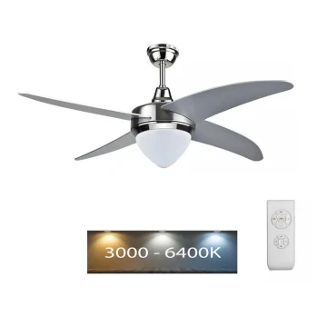 Ventola da soffitto LED LED/15W/230V 3000K/4000K/6400K + telecomando