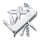 Victorinox - Coltello tascabile multifunzionale 9,1 cm/14 funzioni bianco
