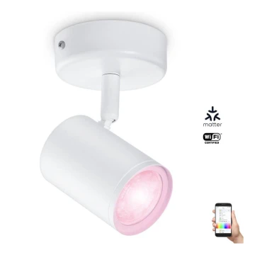 WiZ - Faretto LED RGBW Dimmerabile IMAGEO 1xGU10/4,9W/230V CRI 90 Wi-Fi bianco