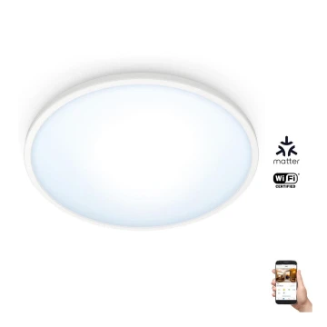 WiZ - Plafoniera LED dimmerabile SUPERSLIM LED/16W/230V 2700-6500K Wi-Fi bianco