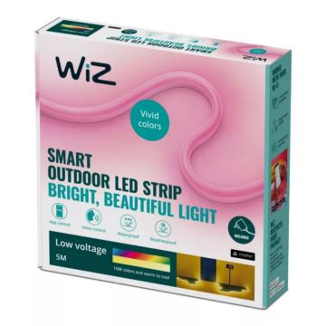 WiZ - Striscia LED RGBW dimmerabile per esterni 5m LED/24W/230V 2700-5000K Wi-Fi IP65