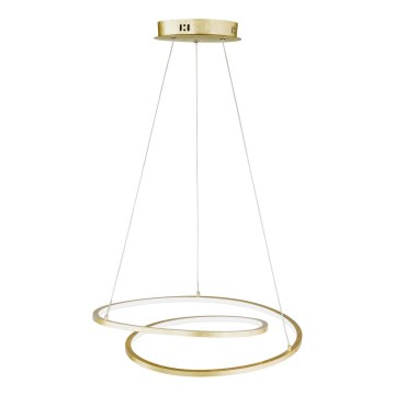 Wofi 6014.10.14.9000 - Lampadario LED a sospensione con filo VILLA  10xG9/3W/230V oro