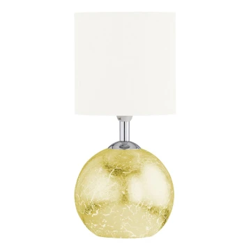 Wofi 8149.02.13.6012 - Lampada da tavolo CARMEN 1xE14/40W/230V + 1xG9/10W oro