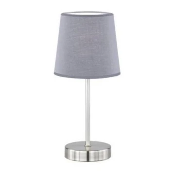 Wofi 8324.01.50.0000 - Lampada da tavolo CESENA 1xE14/42W/230V grigio