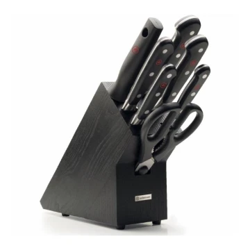 Wüsthof - Set di coltelli da cucina con supporto CLASSIC 8 pezzi nero