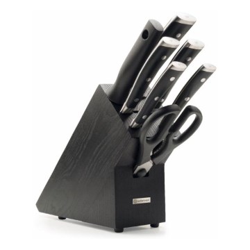 Wüsthof - Set di coltelli da cucina con supporto CLASSIC IKON 8 pz cenere/nero