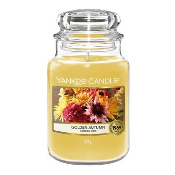 Yankee Candle - Candela profumata GOLDEN AUTUMN grande 623g 110-150 ore