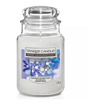 Yankee Candle - Candela profumata SPARKLING HOLIDAY grande 538g 110-150 ore