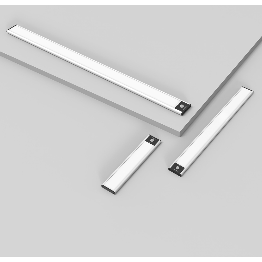 Yeelight - LED Illuminazione dimmerabile per mobili ricaricabile con sensore LED/1,8W/1100 mAh 4000K 20 cm argento
