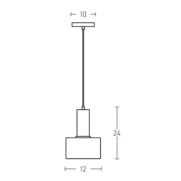 Zambelis 180051 - Lampadario a sospensione con filo 1xE27/40W/230V oro/rosa salmone