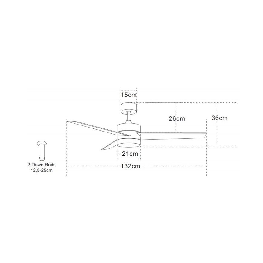 Zambelis 19134 - Plafoniera LED LED/15W/230V 3000/4000/6000K cromo + telecomando