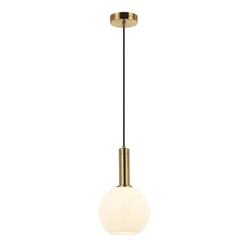 Zambelis 22071 - Lampadario a sospensione con filo 1xE27/40W/230V diametro 20 cm oro