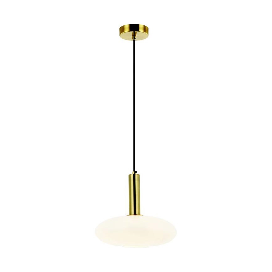 Zambelis 22072 - Lampadario a sospensione con filo 1xE27/40W/230V diametro 30 cm oro