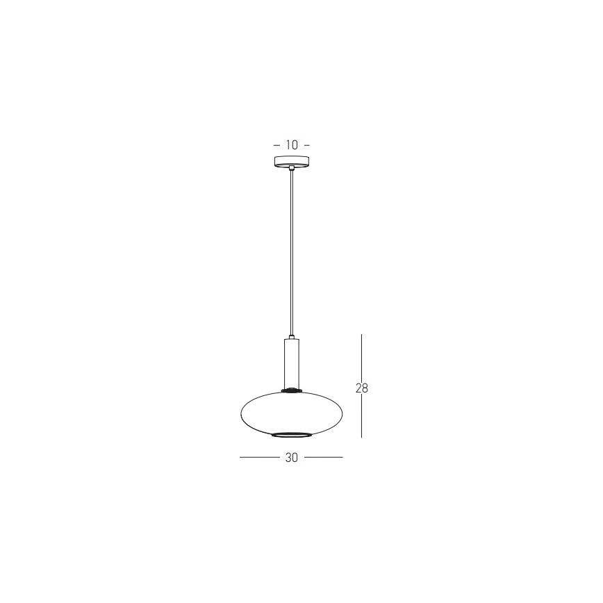 Zambelis 22072 - Lampadario a sospensione con filo 1xE27/40W/230V diametro 30 cm oro