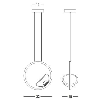 Zambelis 23028 - Lampadario a sospensione con filo LED dimmerabile LED/7W/230V 3000K oro