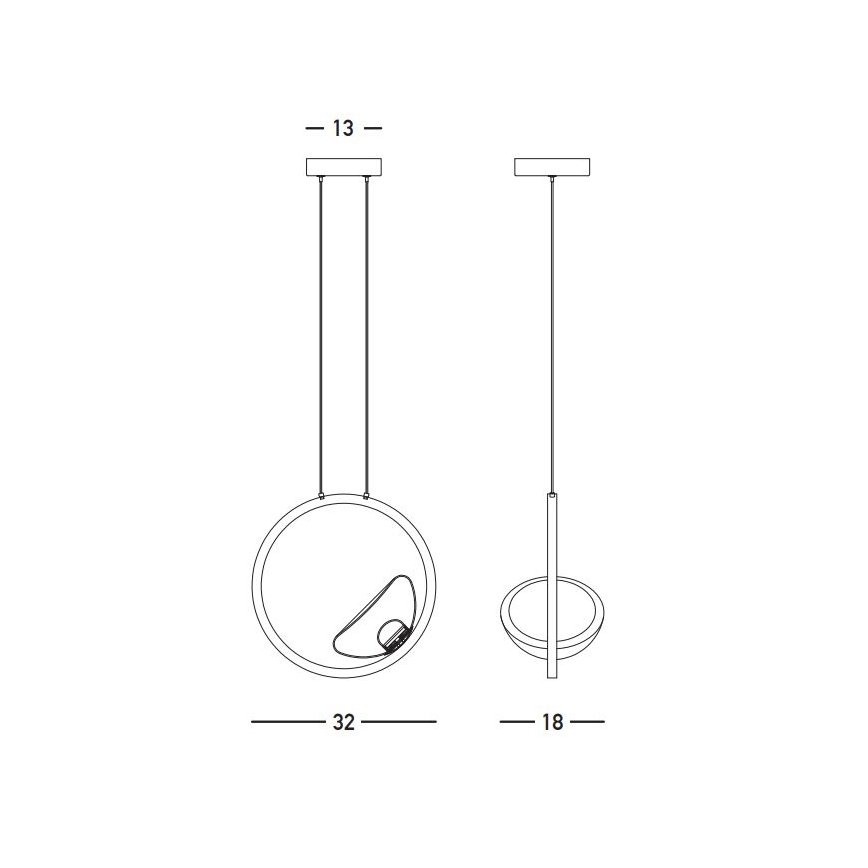 Zambelis 23028 - Lampadario a sospensione con filo LED dimmerabile LED/7W/230V 3000K oro