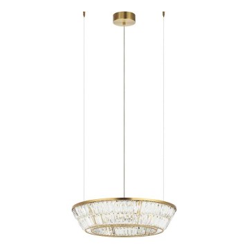 Zambelis 23046 - LED Dimmerabile cristallo lampadario su filo LED/38W/230V CRI 90 3000K diametro 60 cm ottone