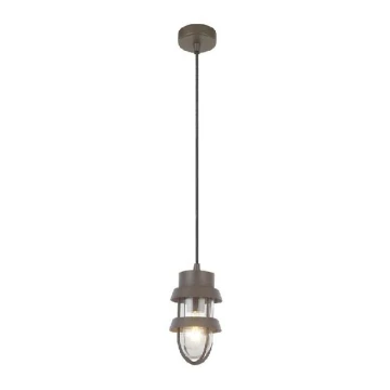 Zambelis E172 - Lampadario da esterno 1xE27/40W/230V IP54 marrone