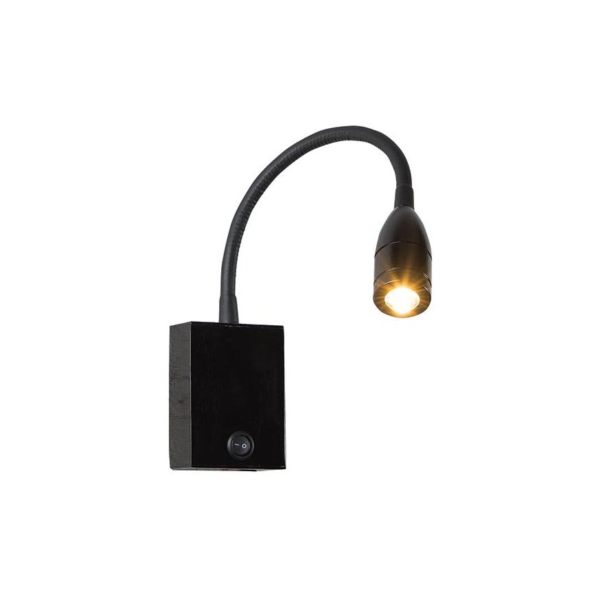 Zambelis H32 - LED Lampada flessibile piccola LED/3W/230V nero