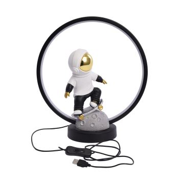 Zuma Line - Lampada da tavolo LED per bambini LED/4W/230V astronaut/resina