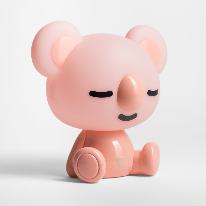 Zuma Line KDR-611-PK - Lampada da tavolo a LED per bambini KOALA LED/3W/230V	koala rosa