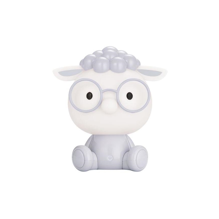 Zuma Line KDR-612-GR - Lampada da tavolo touch per bambini SHEEP LED/3W/230V	pecora grigia