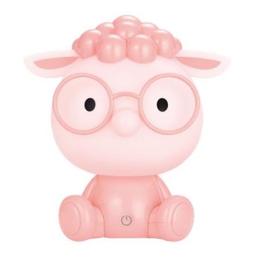 Zuma Line KDR-612-PK - Lampada da tavolo touch per bambini SHEEP LED/3W/230V	pecora rosa