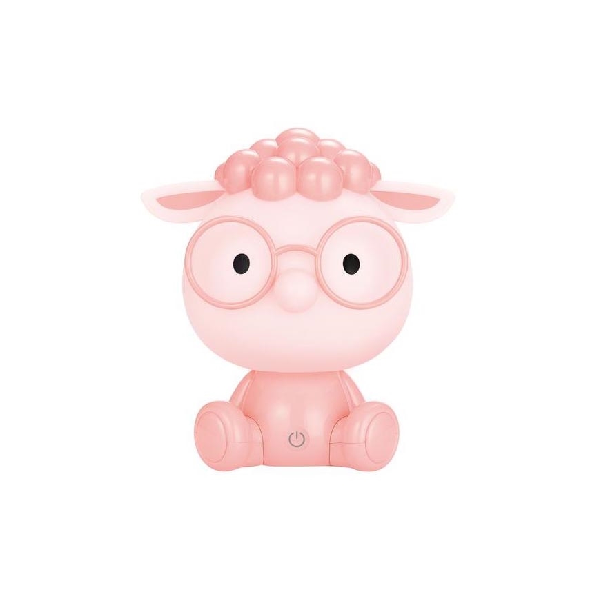 Zuma Line KDR-612-PK - Lampada da tavolo touch per bambini SHEEP LED/3W/230V	pecora rosa