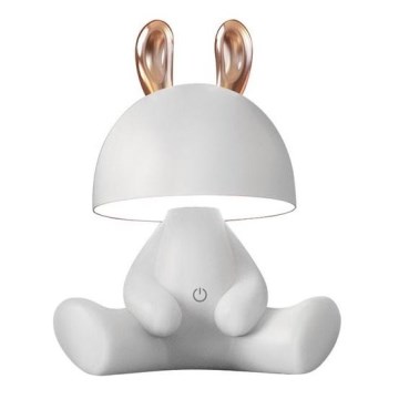 Zuma Line KDR-6301-WH - Lampada da tavolo a LED per bambini BUNNY LED/3W/230V	lepre bianca