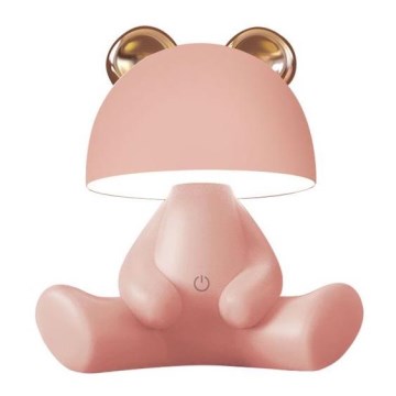 Zuma Line KDR-6303-PK - Lampada da tavolo a LED per bambini BEAR LED/3W/230V	orso rosa