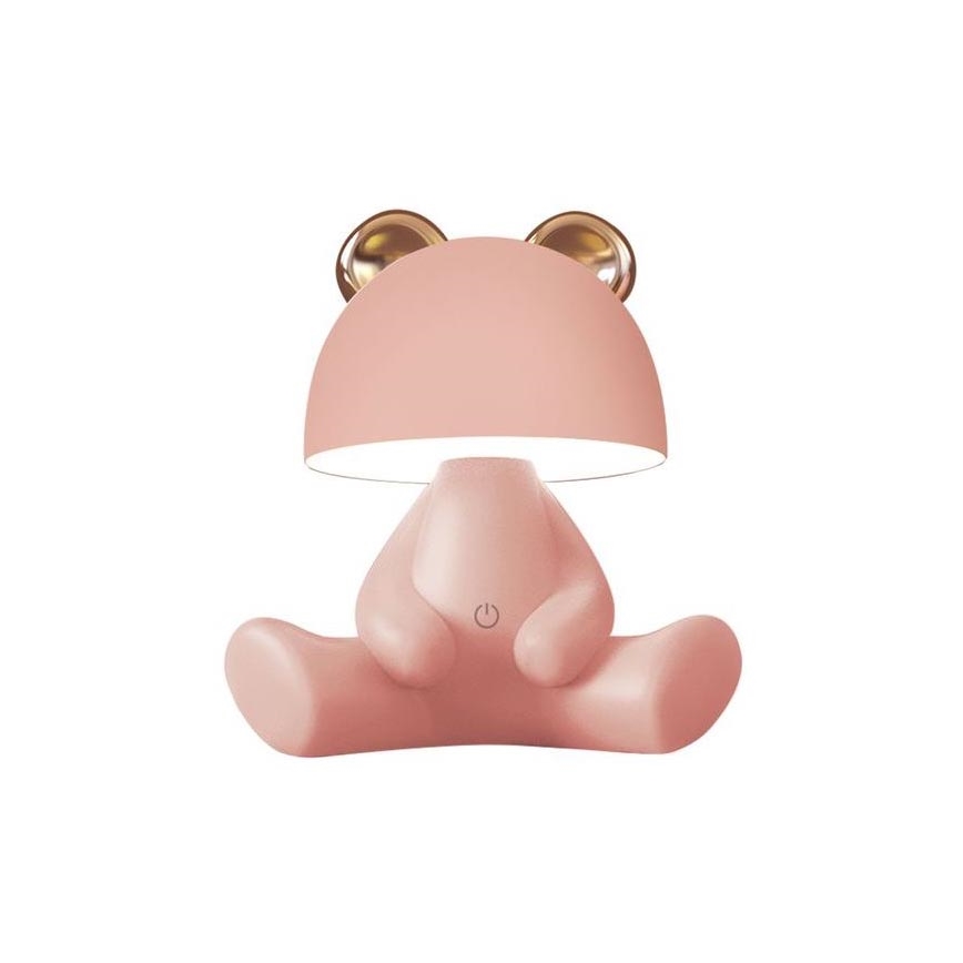 Zuma Line KDR-6303-PK - Lampada da tavolo a LED per bambini BEAR LED/3W/230V	orso rosa