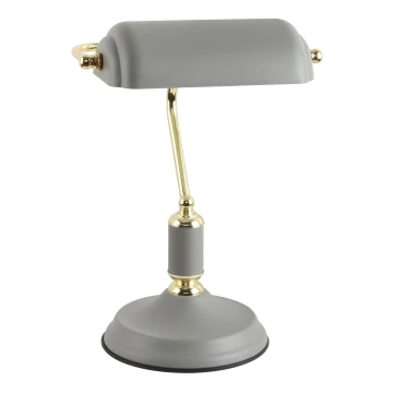 Zuma Line - Lampada da tavolo 1xE27/40W/230V grigio