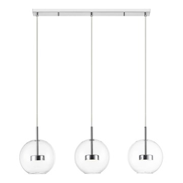 Zuma Line - Lampadario LED a sospensione con filo 3xLED/5W/230V cromo