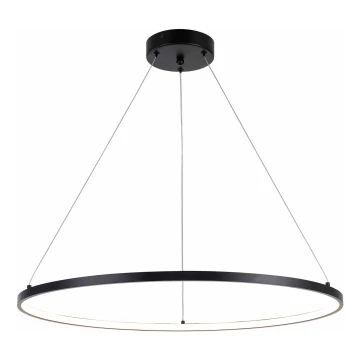 Zuma Line - Lampadario LED a sospensione con filo LED/32W/230V 3000/4000/6000K diametro 60 cm nero