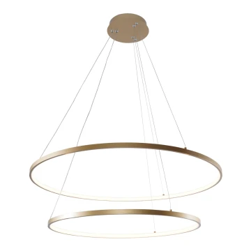 Zuma Line - Lampadario LED a sospensione con filo LED/60W/230V 3000/4000/6000K diametro 80 cm oro