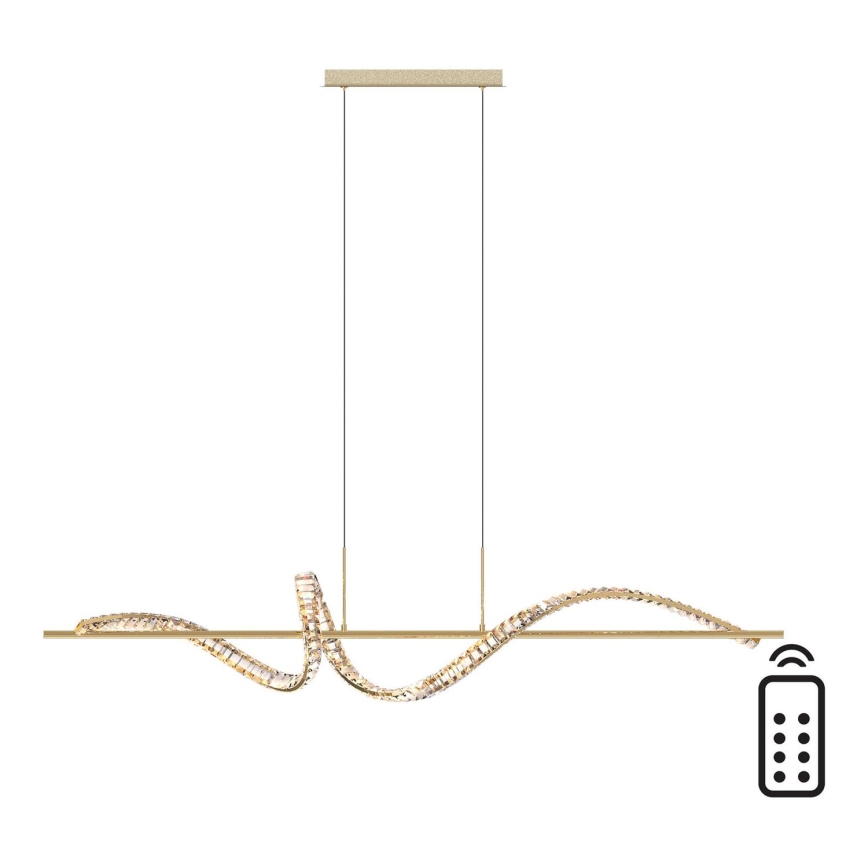 Zuma Line - LED Dimmerabile cristallo lampadario su filo LED/24,5W/230V 2700-6000K + telecomando