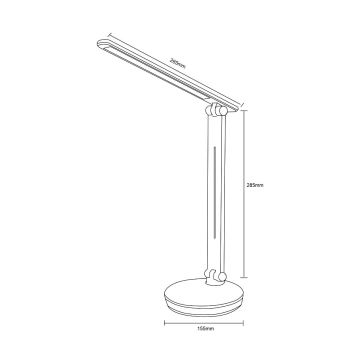 Zuma Line - LED RGBW Lampada da tavolo dimmerabile LED/5W/230V 3000-6000K nero